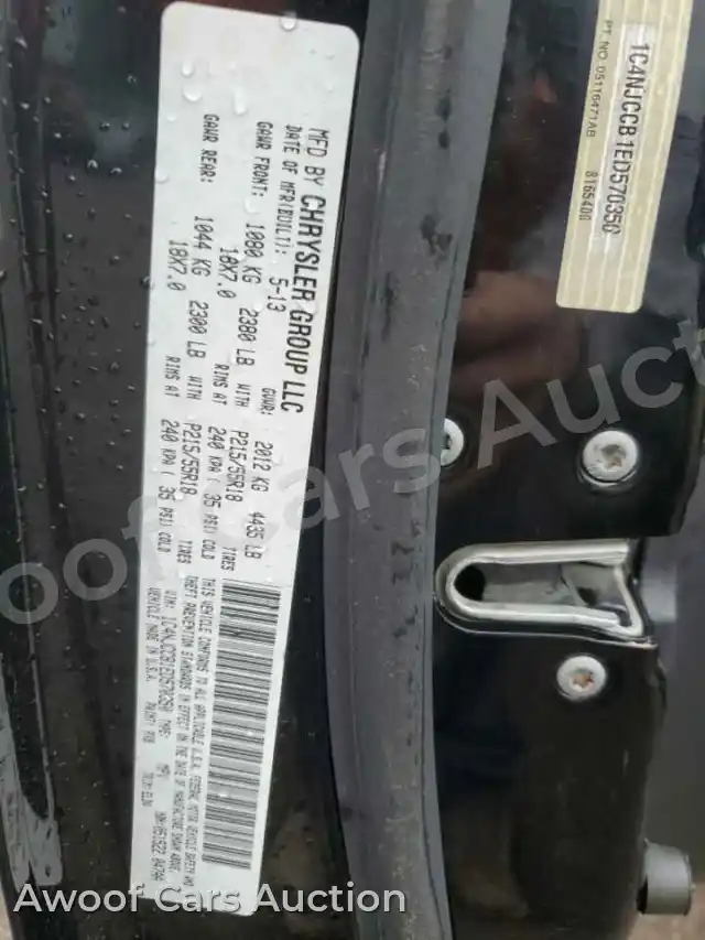 2014 Jeep Compass 1C4NJCCB1ED570350 — Copart auction photo 13