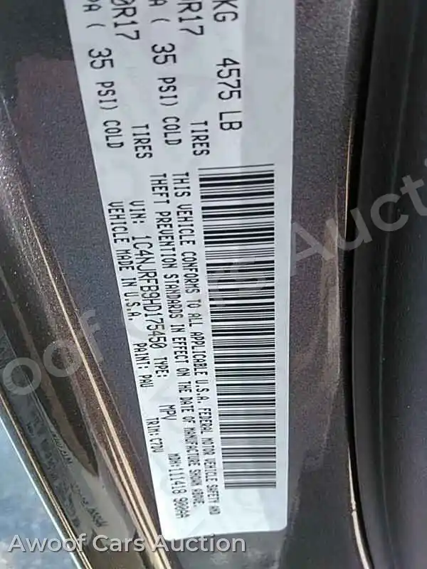 2017 Jeep Patriot LA 1C4NJRFB9HD175450 — Manheim auction photo 6