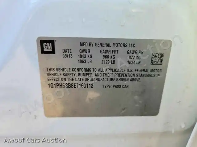 2014 Chevrolet Cruze 1G1PH5SB8E7169113 — Copart auction photo 12
