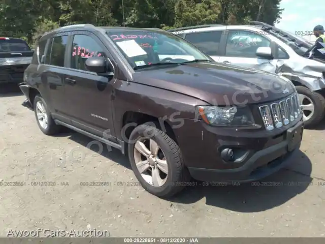 2014 Jeep Compass 1C4NJDEB1ED641839 — hoton gwanjo Iaai na 1