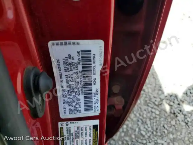 2007 Toyota Corolla 1NXBR32E37Z778722 — hoton gwanjo Copart na 12