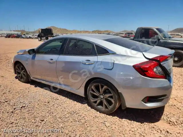 2020 Honda Civic 19XFC2F85LE000761 — Copart auction photo 2