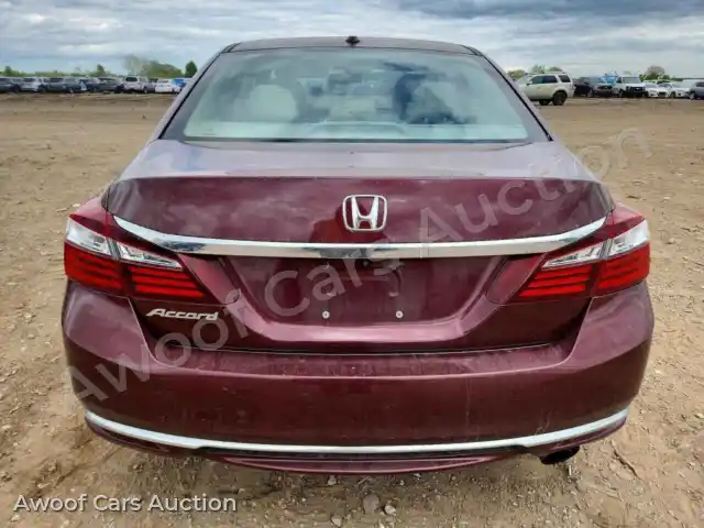 2016 Honda Accord 1HGCR2F85GA144144 — photo 6 de la vente Copart