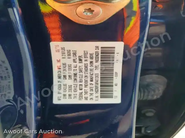 2015 Honda Accord 1HGCR6F58FA012605 — Copart auction photo 13