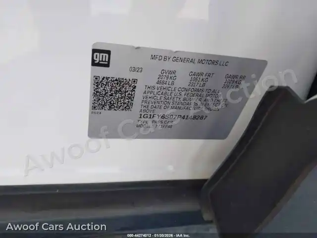 2023 Chevrolet Bolt EUV 1G1FY6S07P4148287 — Iaai auction photo 9