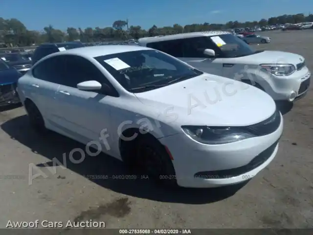 2015 Chrysler 200 1C3CCCBB3FN596807 — photo 1 de la vente Iaai