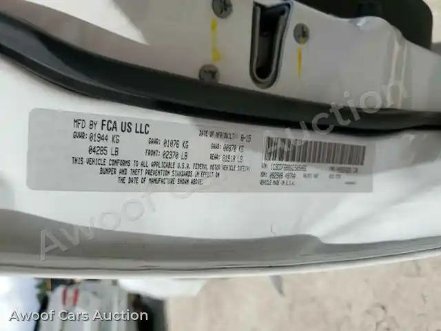 2016 Dodge Dart 1C3CDFBB8GD505066 — hoton gwanjo Copart na 12