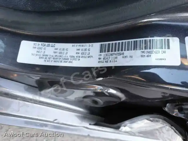 2015 Chrysler 200 1C3CCCAB7FN725648 — photo 10 de la vente Copart