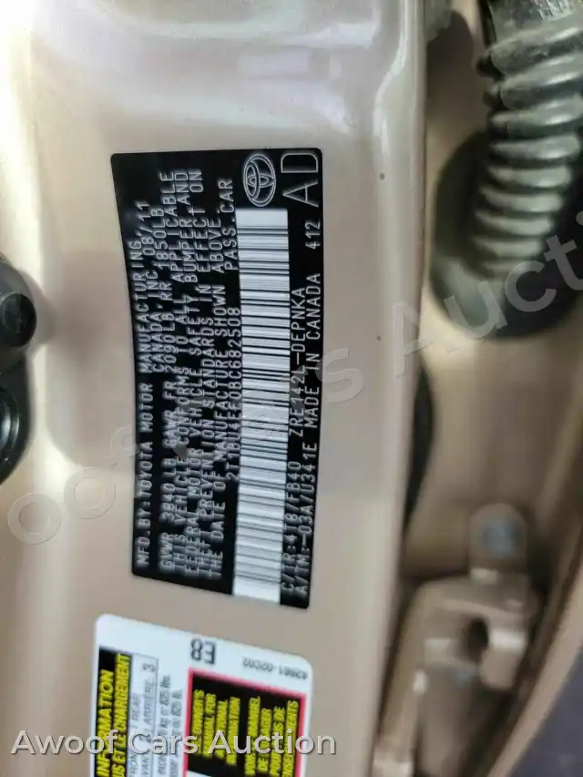 2011 Toyota Corolla 2T1BU4EE0BC682508 — Manheim auction photo 15