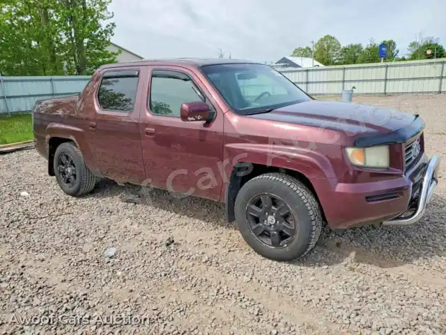 2007 Honda Ridgeline 2HJYK16507H541041 — Copart auction photo 4