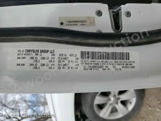 2014 Jeep Compass 1C4NJDBB9ED532937 — hoton gwanjo Copart na 13