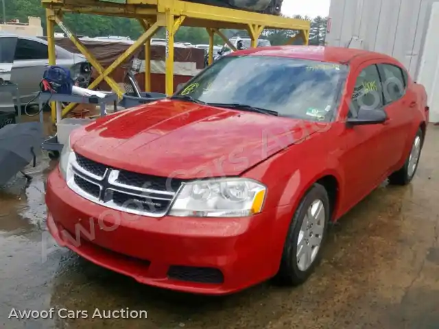 2012 Dodge Avenger 1C3CDZAB6CN193529 — Copart auction photo 2