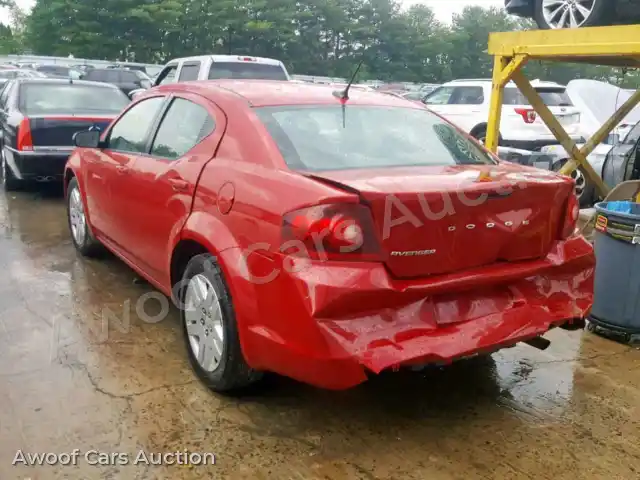 2012 Dodge Avenger 1C3CDZAB6CN193529 — Copart auction photo 3