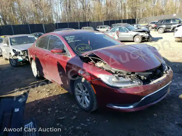 2015 Chrysler 200 1C3CCCAB7FN720773 — Copart auction photo 1