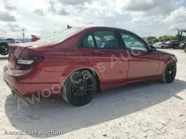 2013 Mercedes-Benz C-Class WDDGF8AB6DA806460 — Copart auction photo 3