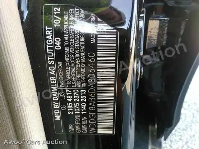 2013 Mercedes-Benz C-Class WDDGF8AB6DA806460 — Manheim auction photo 6