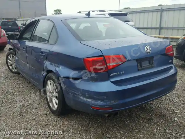 2015 Volkswagen Jetta 3VWD17AJ0FM234849 — hoton gwanjo Copart na 3