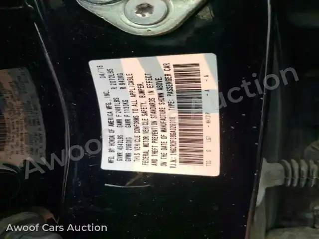 2016 Honda Accord 1HGCR3F09GA026016 — Copart auction photo 12