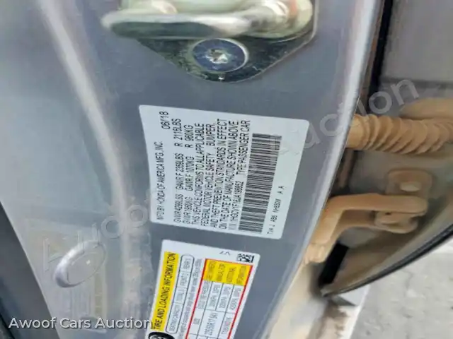 2018 Honda Accord 1HGCV1F16JA196852 — photo 12 de la vente Copart