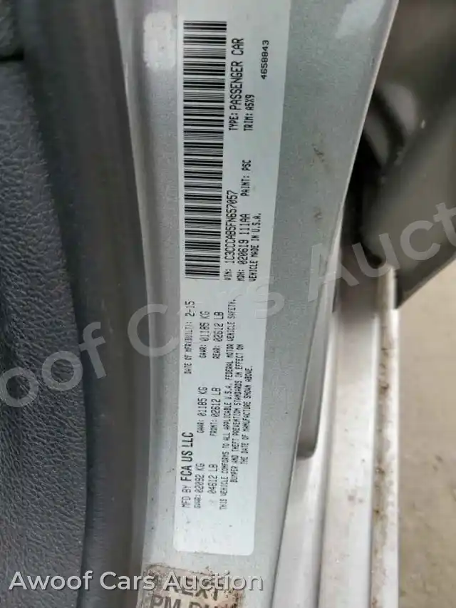 2015 Chrysler 200 1C3CCCAB5FN657057 — Copart auction photo 12
