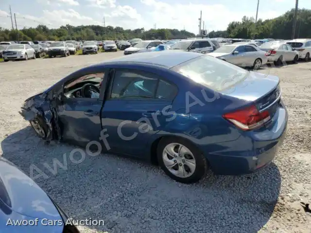 2013 Honda Civic 2HGFB2F56DH592994 — photo 2 de la vente Copart