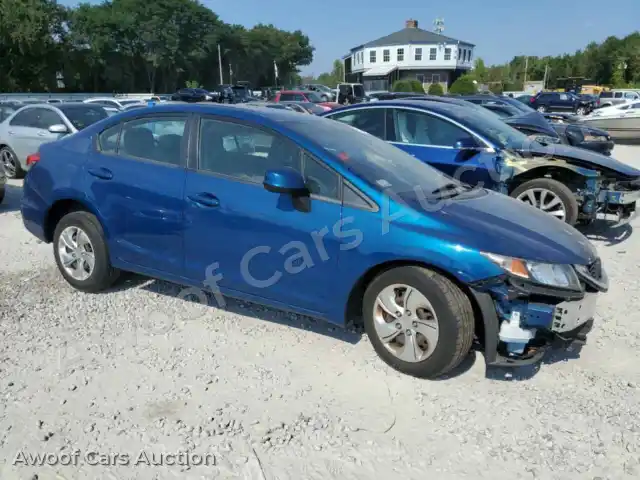2013 Honda Civic 2HGFB2F56DH592994 — photo 4 de la vente Copart