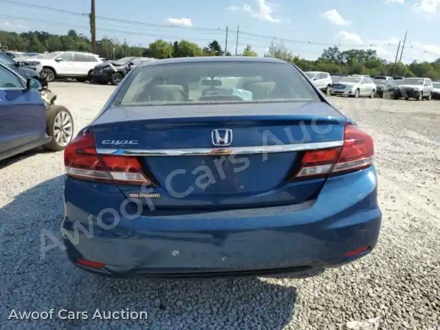 2013 Honda Civic 2HGFB2F56DH592994 — photo 6 de la vente Copart