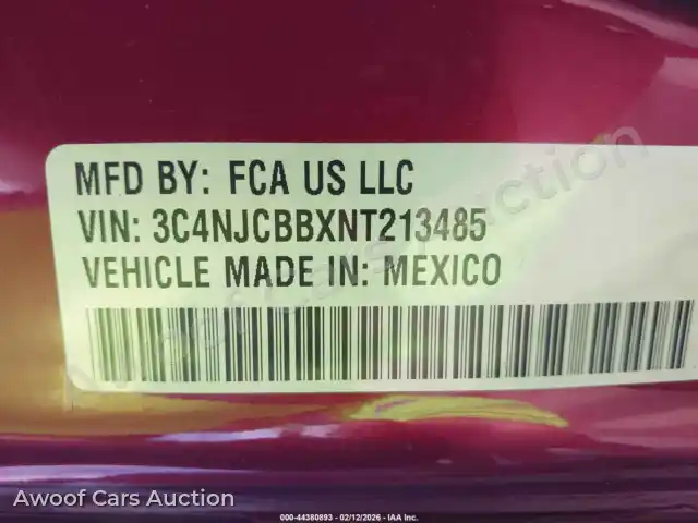 2022 Jeep Compass 3C4NJCBBXNT213485 — Iaai auction photo 9