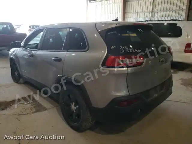 2016 Jeep Cherokee 1C4PJLAB3GW230829 — Copart auction photo 3