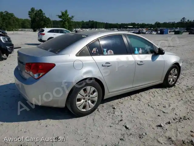 2016 Chevrolet Cruze 1G1PC5SH0G7208380 — photo 3 de la vente Copart