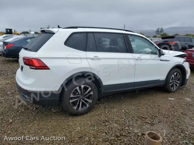 2024 Volkswagen Tiguan 3VVRB7AX4RM023217 — Copart auction photo 3