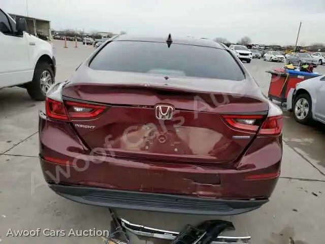 2019 Honda Insight 19XZE4F53KE016478 — Copart auction photo 6