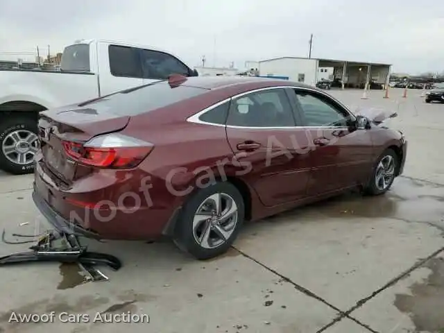 2019 Honda Insight 19XZE4F53KE016478 — Copart auction photo 3