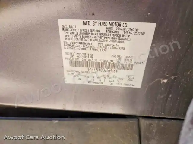2014 Ford Taurus 1FAHP2E88EG164464 — Copart auction photo 12