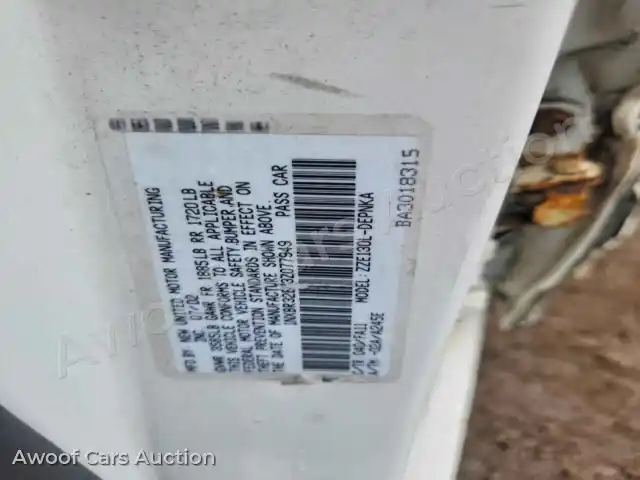 2003 Toyota Corolla 1NXBR32E73Z077949 — hoton gwanjo Copart na 12