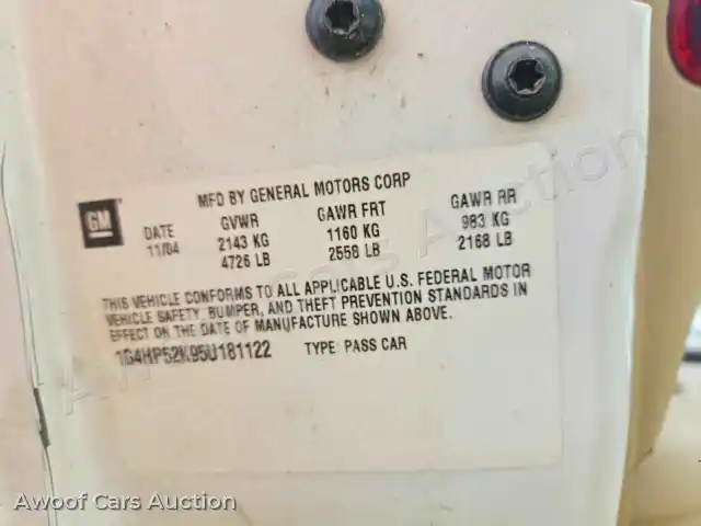 2005 Buick Lesabre 1G4HP52K95U181122 — Copart auction photo 13