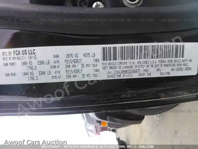 2016 Jeep Patriot 1C4NJRBB6GD596871 — Iaai auction photo 9