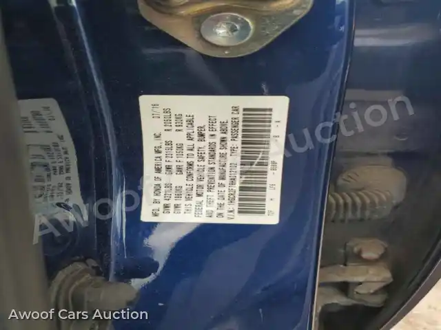2017 Honda Accord 1HGCR2F78HA012102 — Copart auction photo 13