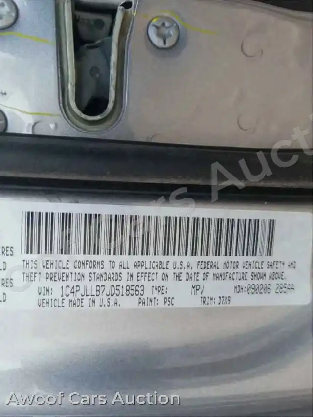 2018 Jeep Cherokee 1C4PJLLB7JD518563 — Copart auction photo 10