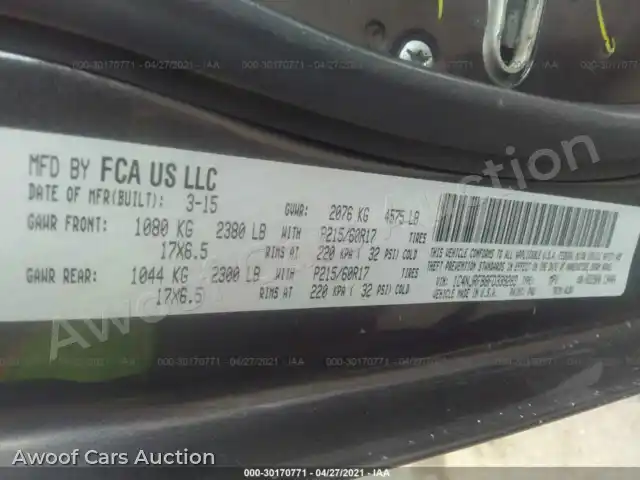 2015 Jeep Patriot 1C4NJRFB8FD339283 — Iaai auction photo 9