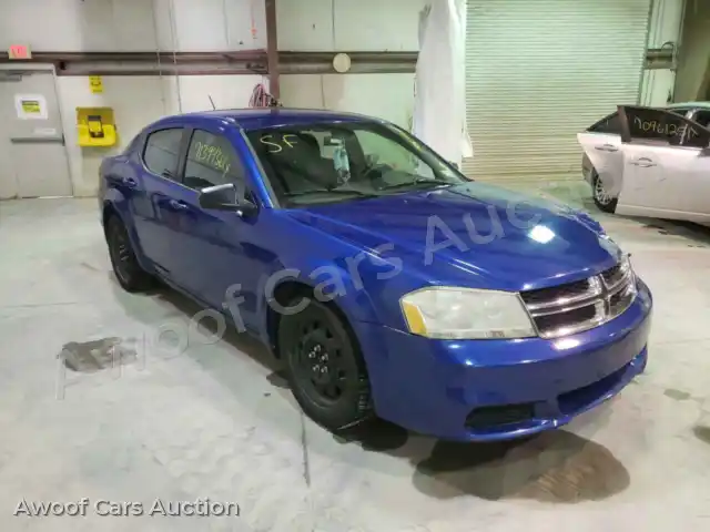 2013 Dodge Avenger 1C3CDZAB3DN677126 — Copart auction photo 1