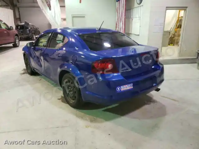 2013 Dodge Avenger 1C3CDZAB3DN677126 — Copart auction photo 3
