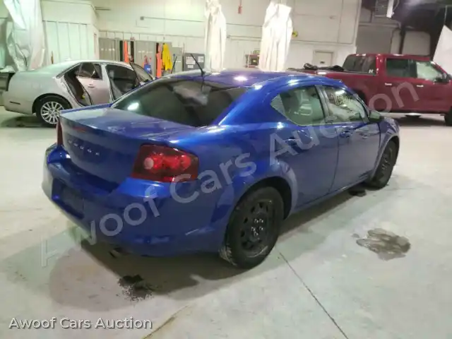 2013 Dodge Avenger 1C3CDZAB3DN677126 — Copart auction photo 4