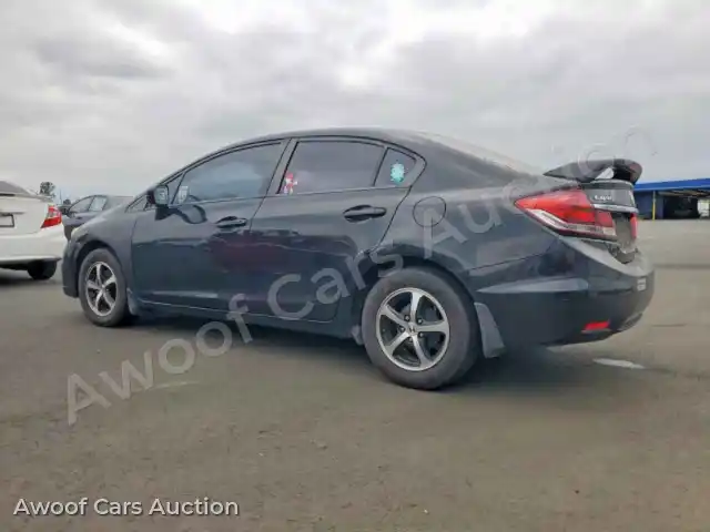 2015 Honda Civic 19XFB2F76FE703526 — Copart auction photo 2