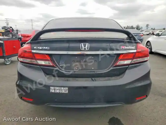 2015 Honda Civic 19XFB2F76FE703526 — Copart auction photo 6