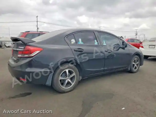 2015 Honda Civic 19XFB2F76FE703526 — Copart auction photo 3