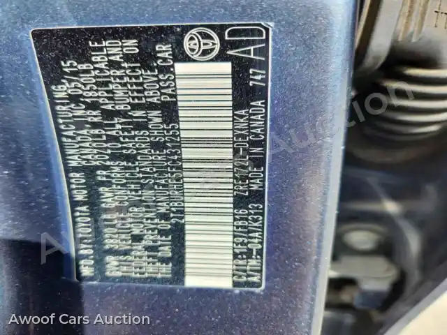 2015 Toyota Corolla 2T1BURHE5FC431255 — Copart auction photo 13