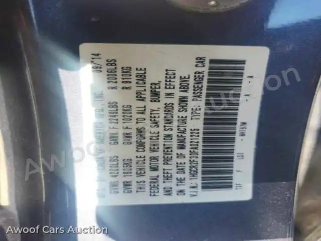 2015 Honda Accord 1HGCR2F30FA021225 — Copart auction photo 12