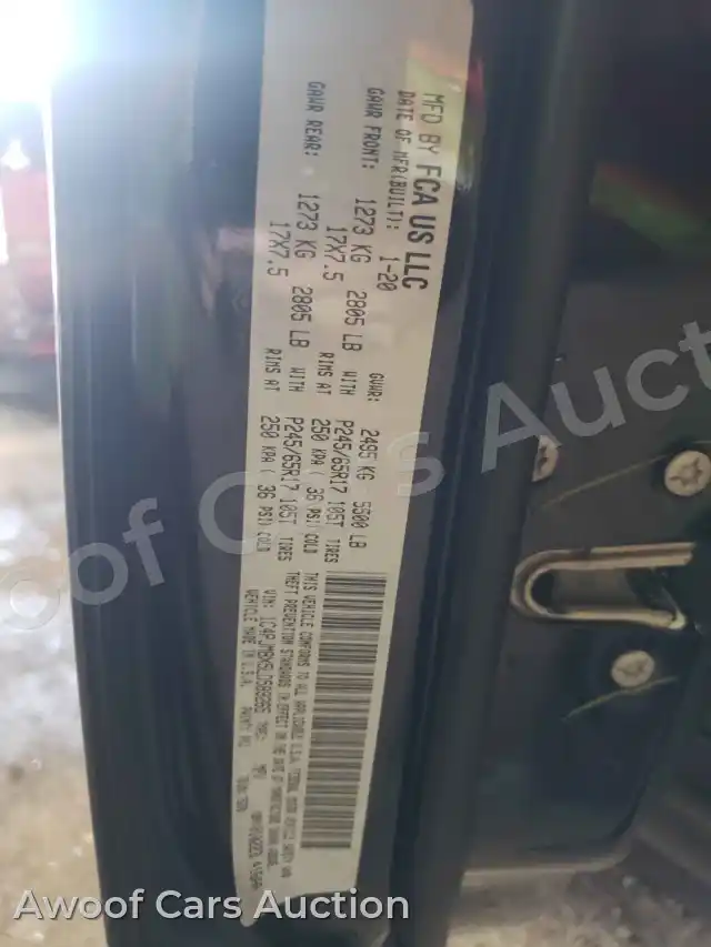 2020 Jeep Cherokee 1C4PJMBX5LD589265 — Copart auction photo 10