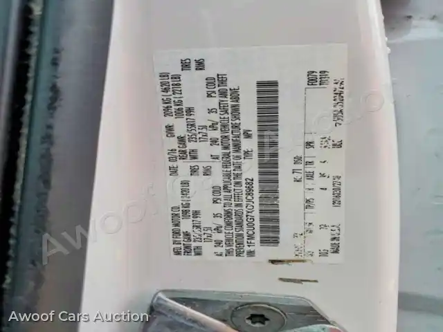 2016 Ford Escape 1FMCU0G7XGUC89682 — Copart auction photo 13